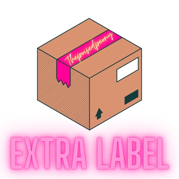 Other Extra Shipping Label Poshmark
